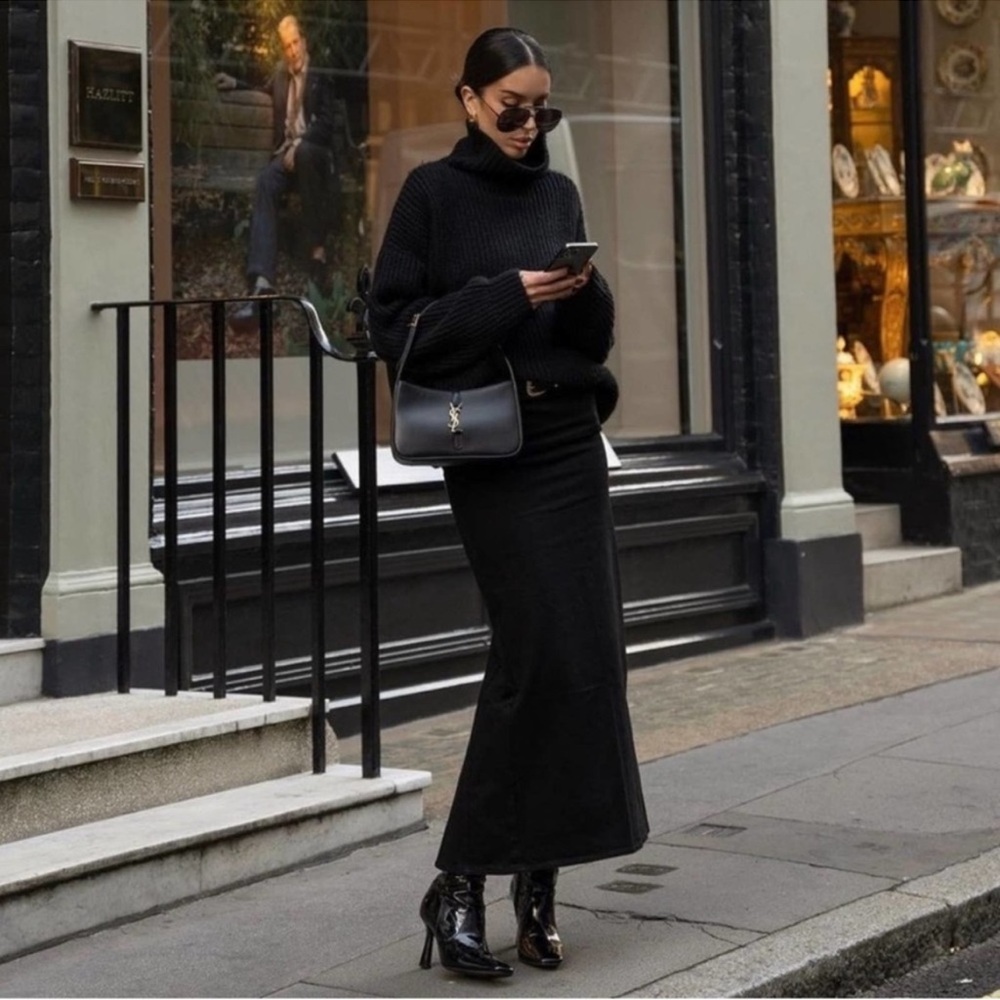 DESIGNER NARCISO RODRIGUEZ - ZARA WOOL BLEND SKIRT